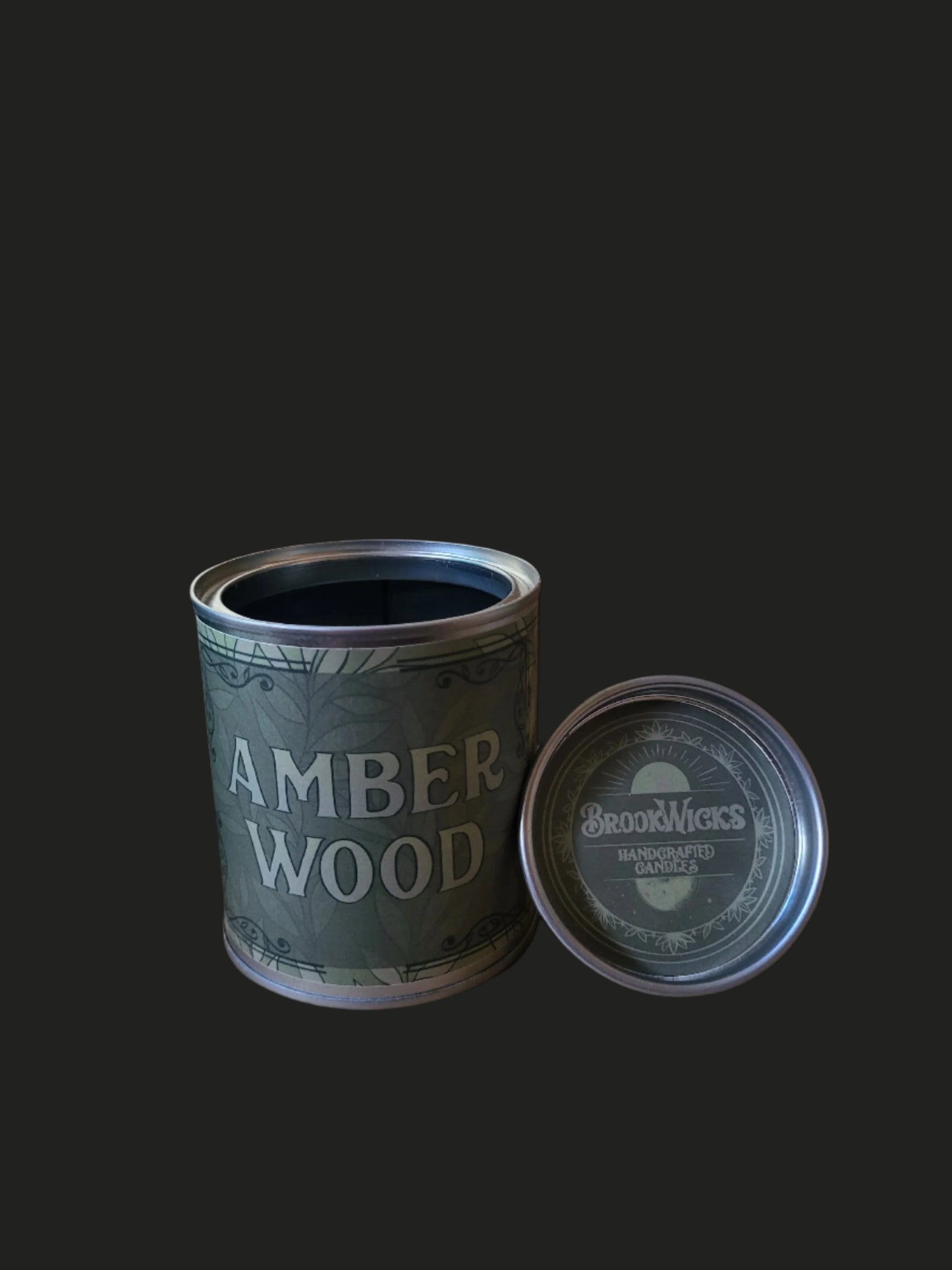 Amber Wood Candle